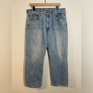 J Crew Light Wash Jeans 36x32 Straight Leg Made in Canada 🇨🇦